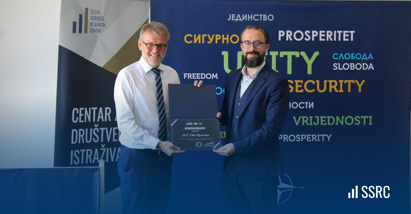 Reinertsen, Norwegian Ambassador: Strengthening ties with NATO Serves BiH Interests